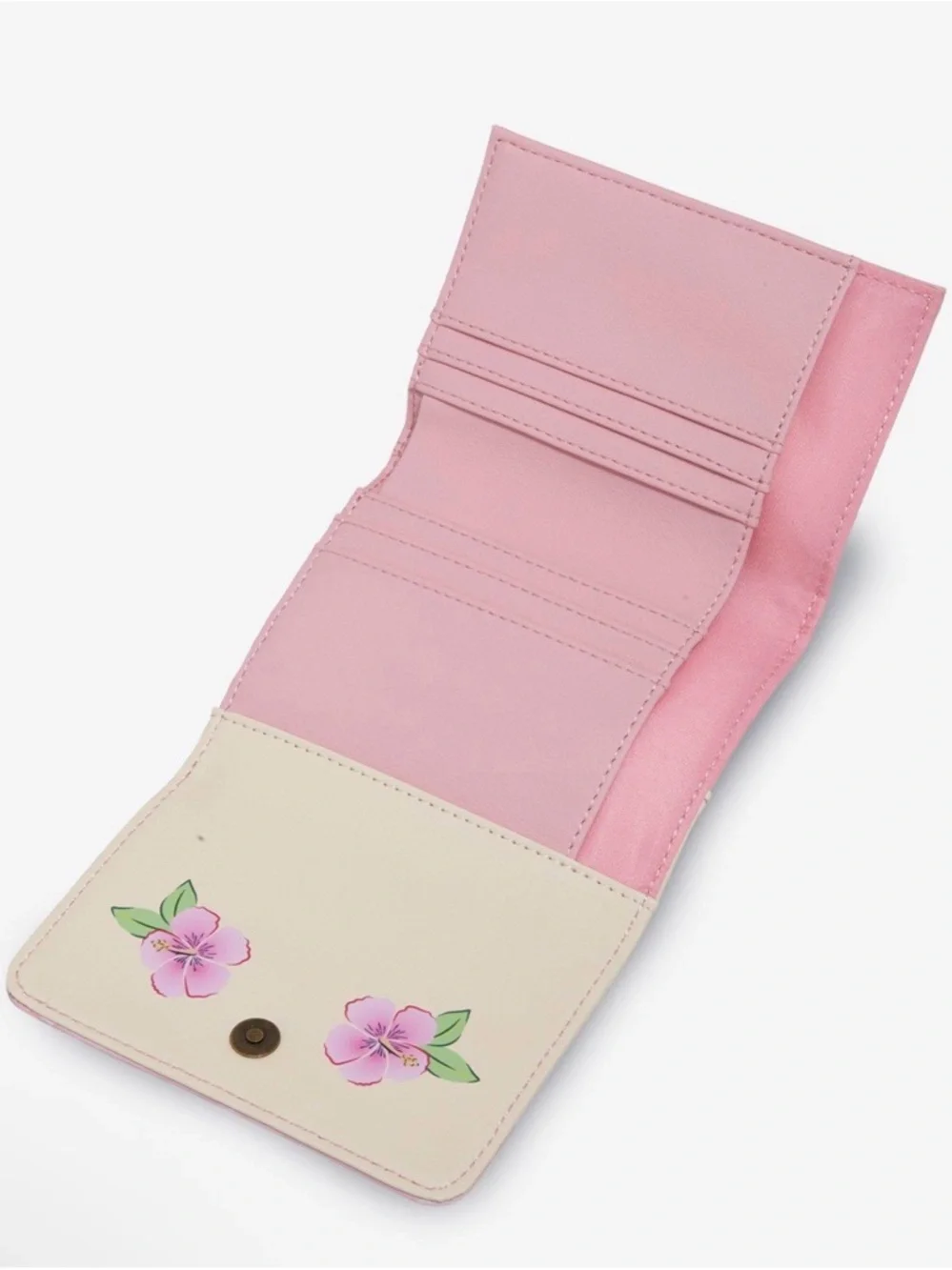 Loungefly Pink Stitch & Angel Mini Wallet - Picture 3 of 4